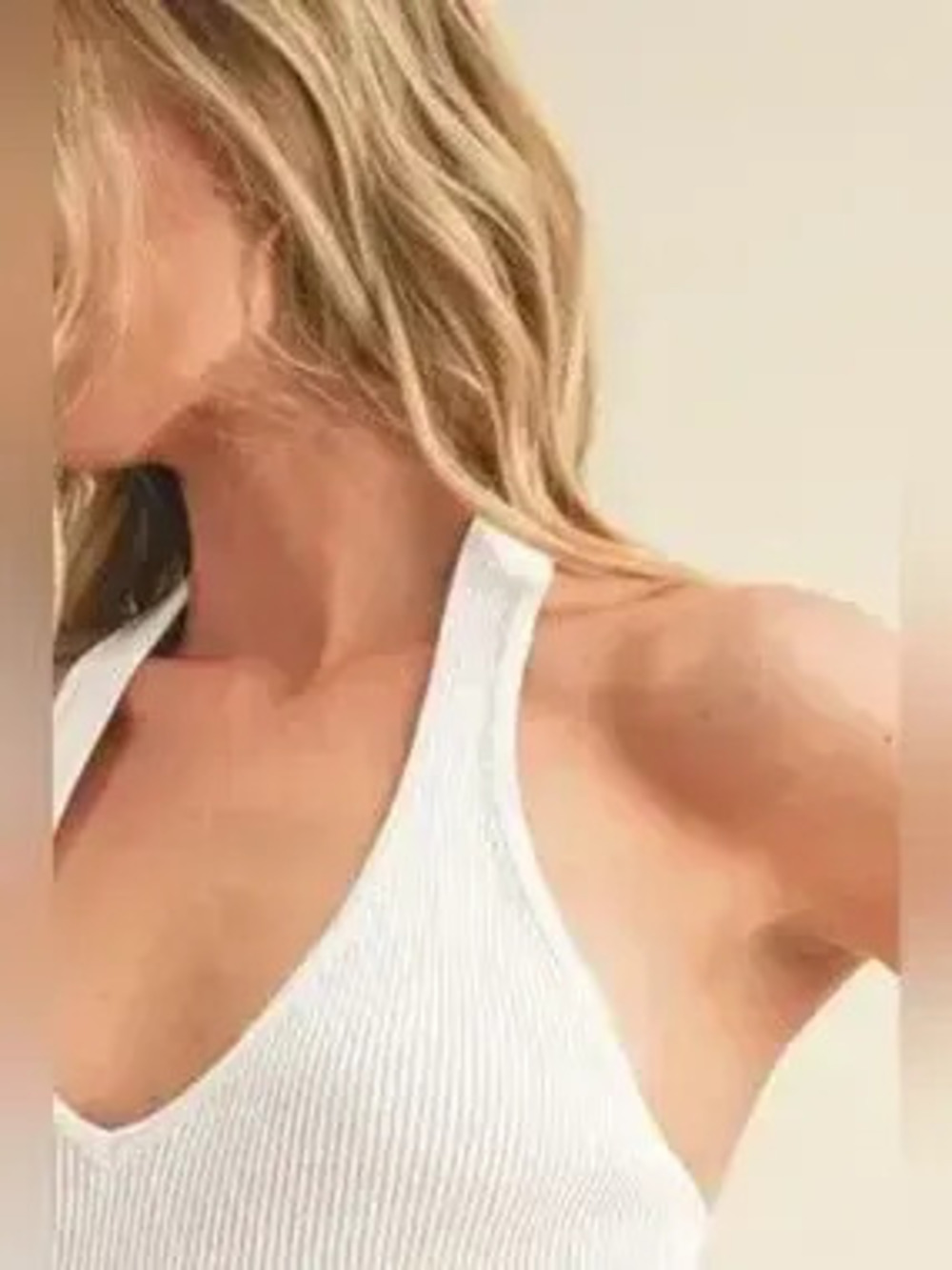 Aemi + Co Ribbed Halter Neck Cami - Picture 3 of 3